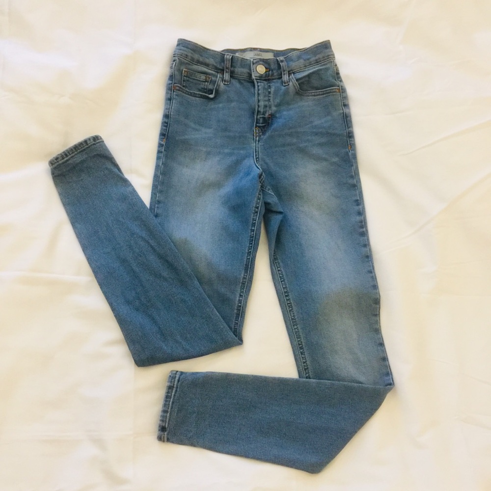Topshop Moto Jamie High Waist Jeans W25
